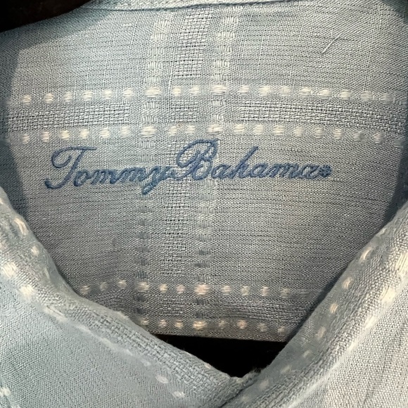 Tommy Bahama 100% Linen Men's Mixed Weave Button Front Casual Shirt / XLarge - Picture 6 of 12